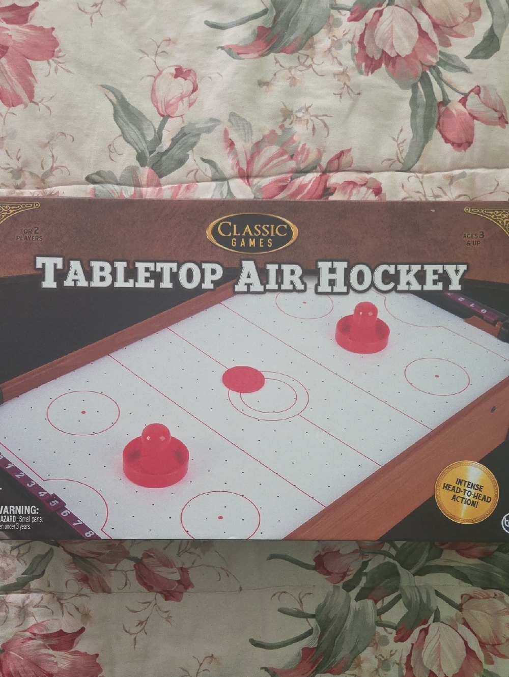 Classic Red Tabletop Air Hockey